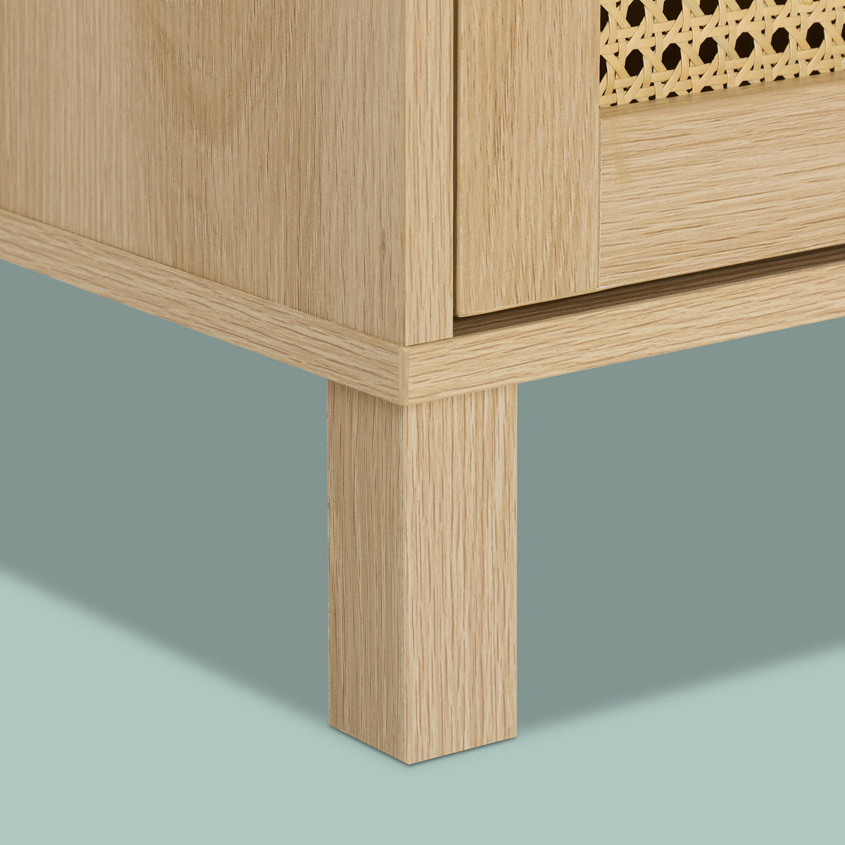 TV-LOWBOARD - Hellbraun, Holzwerkstoff/Kunststoff (115/48/40cm) - Relaxdays