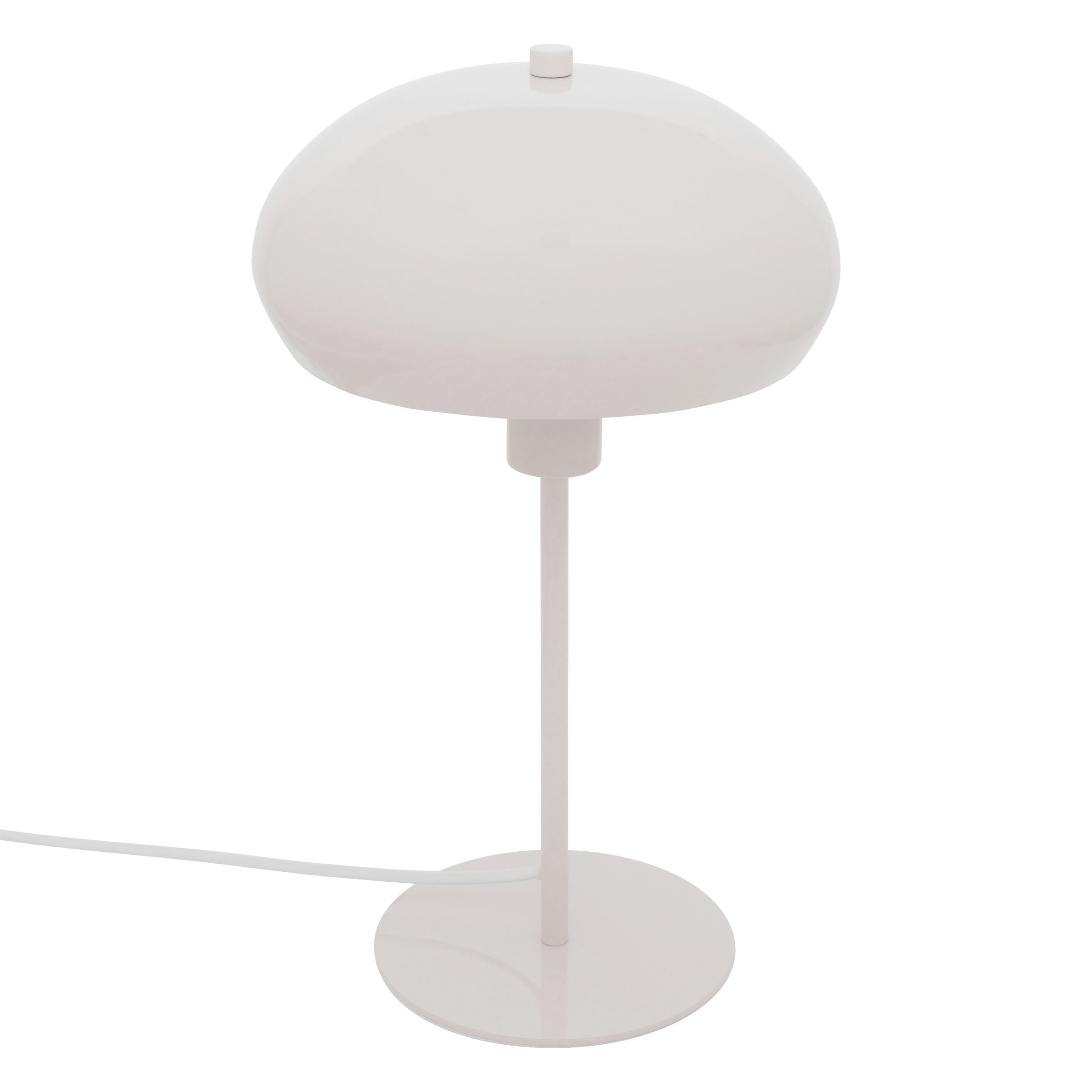 TISCHLAMPE Pilz Savio H. 38 cm - Beige, Metall (22/22/38cm) - Atmosphera Createur d´interieur