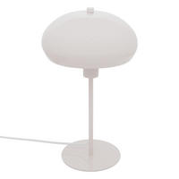TISCHLAMPE Pilz Savio H. 38 cm - Beige, Metall (22/22/38cm) - Atmosphera Createur d´interieur