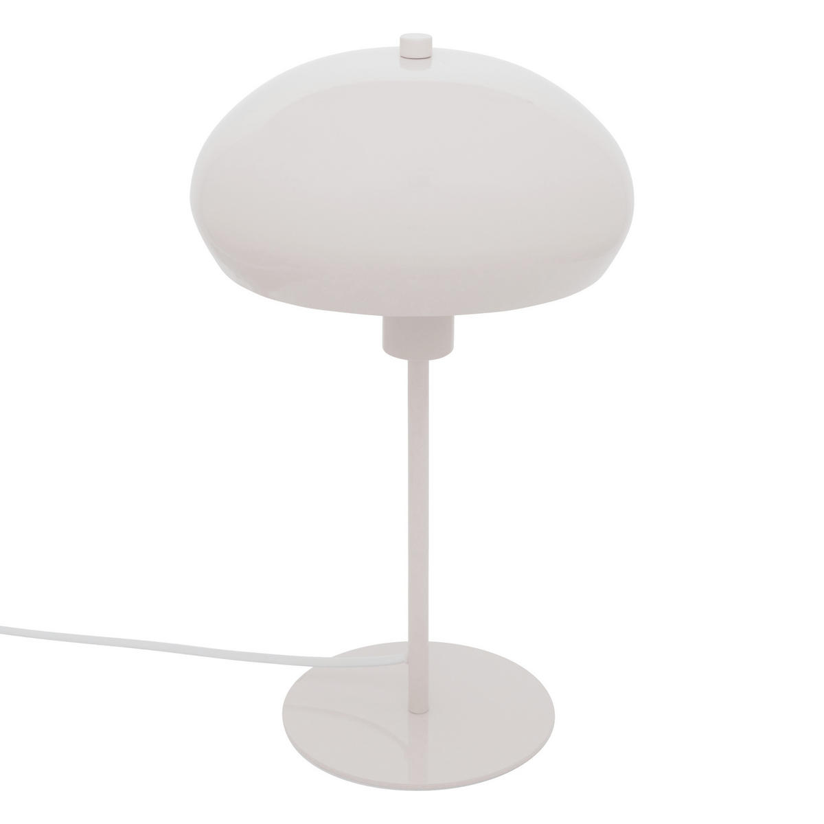 TISCHLAMPE Pilz Savio H. 38 cm - Beige, Metall (22/22/38cm) - Atmosphera Createur d´interieur