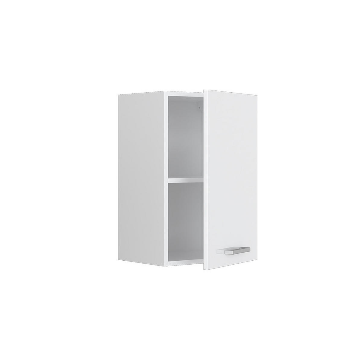 HÄNGESCHRANK R-Line Weiß Hochglanz 40 cm - Weiß Hochglanz/Weiß, Holzwerkstoff (40/60/31cm) - Vicco