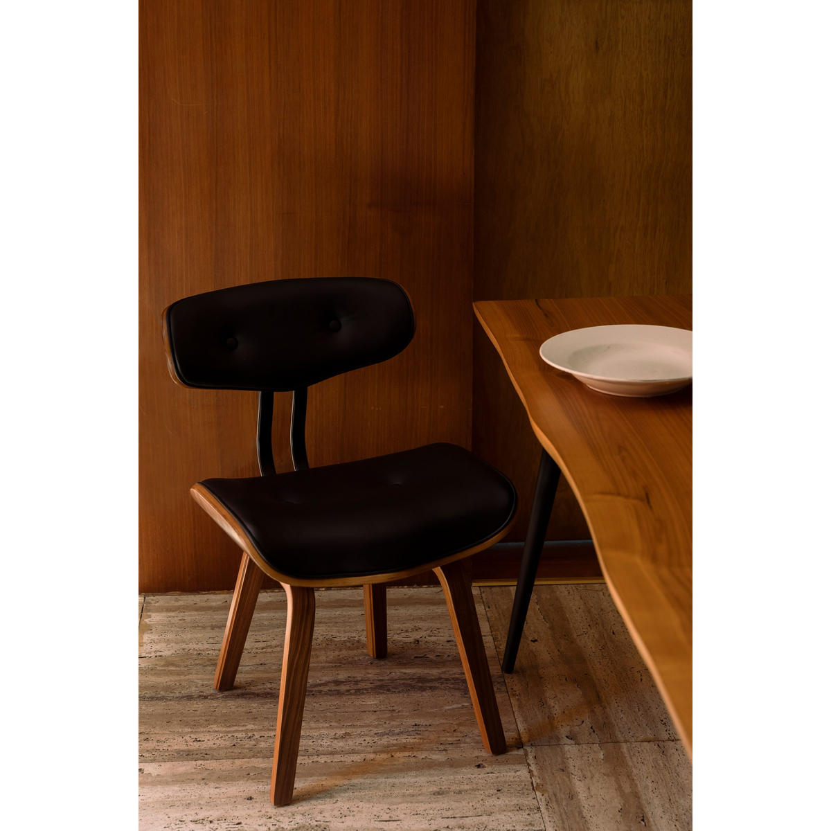 ESSZIMMERSTUHL Blackwood Kunstleder Braun - Braun, Kunststoff (51/78/55.5cm) - Dutchbone