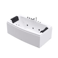 WHIRLPOOL NOOR - Weiß, Keramik (173/84/80cm) - Home Deluxe