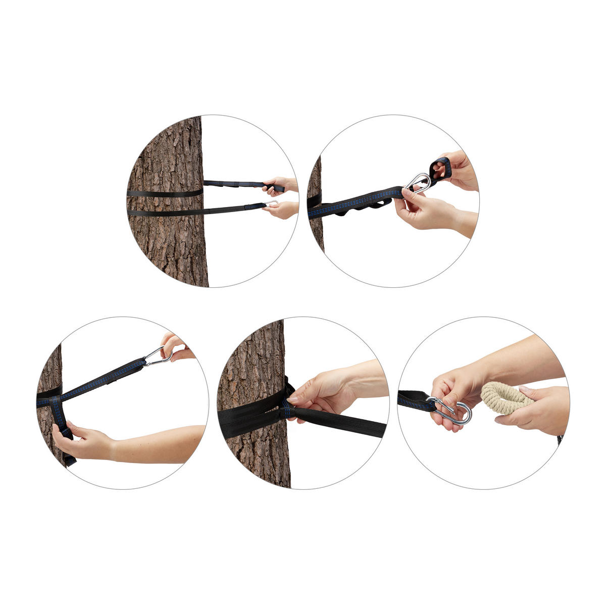 HÄNGEMATTE - Multicolor, Textil (150/3/272cm) - Relaxdays