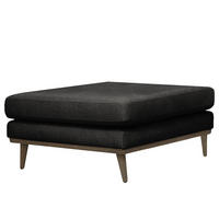 POLSTERHOCKER - Eichefarben/Schwarz, Textil (85/43/60cm) - home24