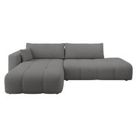 ECKSOFA Furyn O, Seite: Links - Greige/Schwarz, Holzwerkstoff/Kunststoff (262/145cm) - MIRJAN24