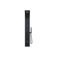 DUSCHSÄULE - 20 cmcm x 44 cmcm - Metall - Schwarz - TYRA - Schwarz, Metall (20/150/44cm) - Vente-Unique