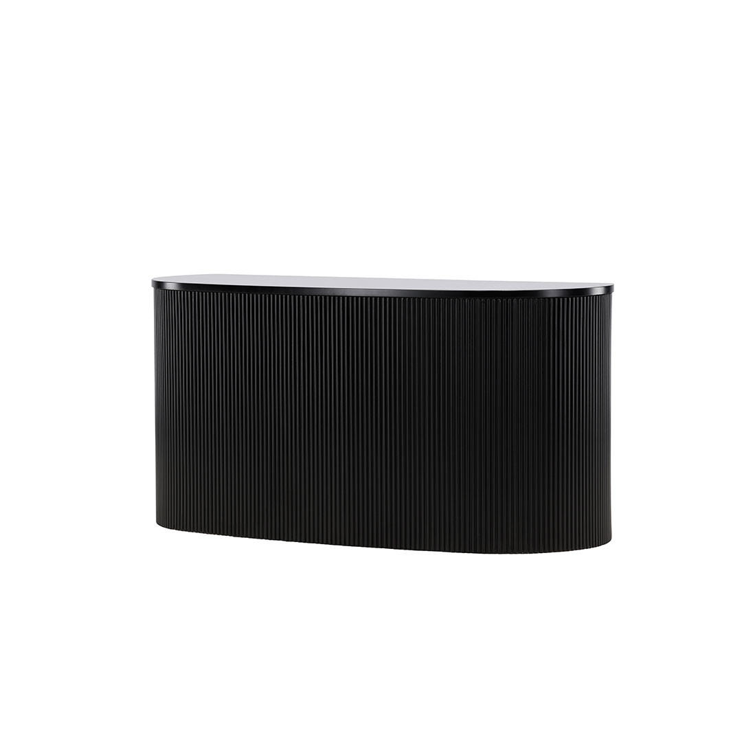 KONSOLENTISCH, Loca, Schwarz, MDF, 45 x 120 x 60 cm - Schwarz, Holzwerkstoff (120/45/60cm) - ebuy24