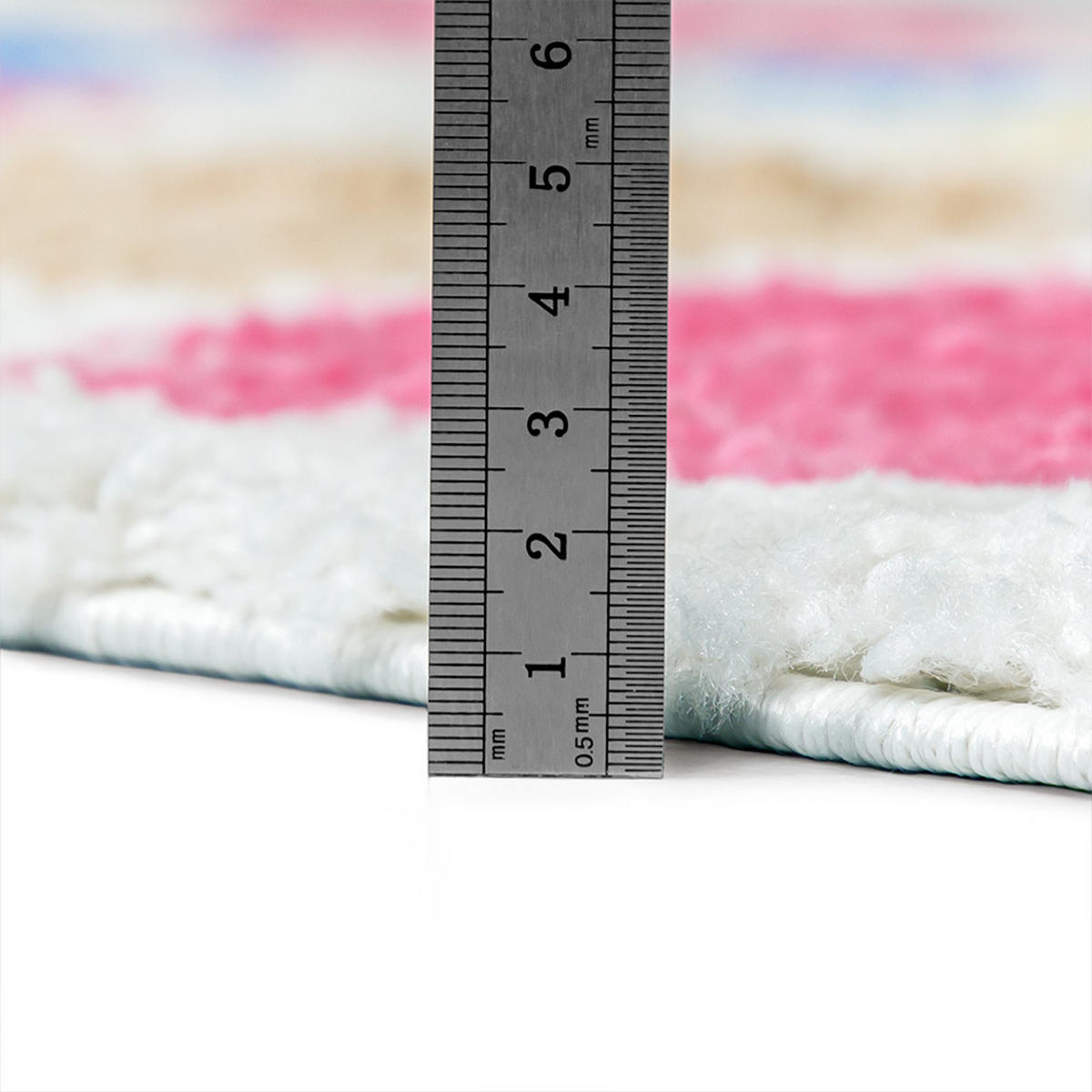 KINDERTEPPICH Ibi Samba Mazovia 140x200cm Beige Creme Abstrakt Langflor - Blau, Textil (140/200cm) - Mazovia
