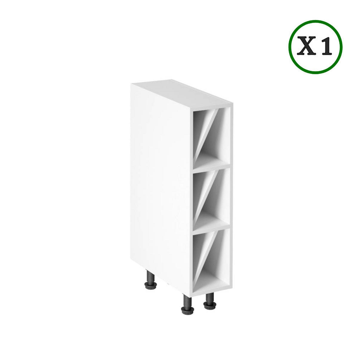ECKKÜCHE – 250 cm – K67-G250 – Velmora – Grau – ohne E-Geräte - Grau, Holzwerkstoff (250/212/270cm) - ROYAL24_MARKT