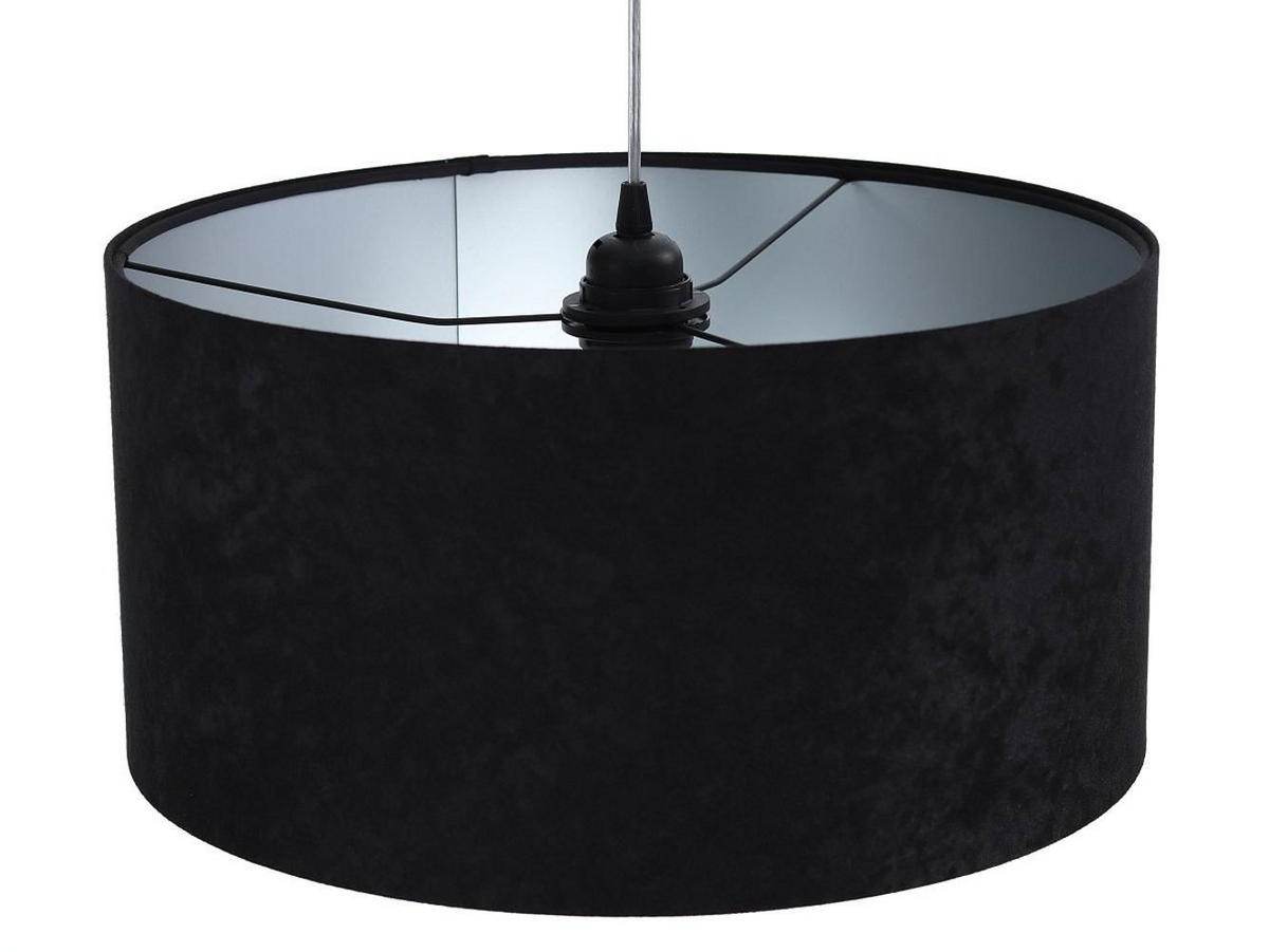 HÄNGELEUCHTE Schwarz 40/20 cm - Silberfarben/Schwarz, Kunststoff (40/0.6/20cm) - ONZENO