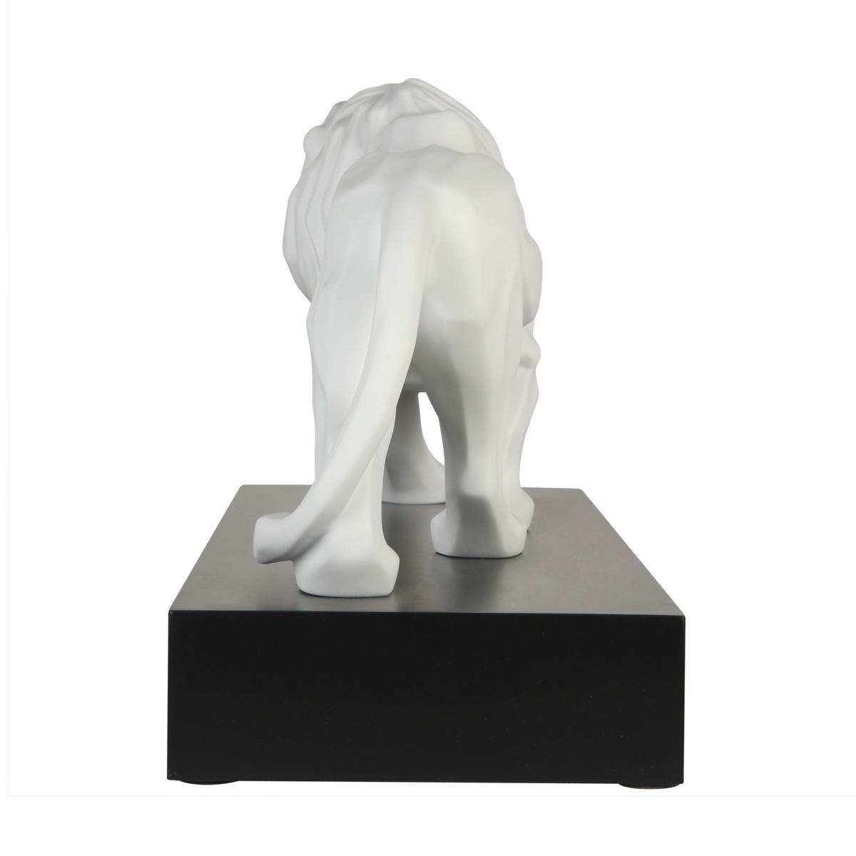 DEKOOBJEKT Studio 8 - Löwe, Biskuit-Porzellan, Antikweiß, 27 cm - Weiß, Keramik (18/27/43.5cm) - Goebel