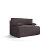 SOFA Mira ohne Armlehnen mit Schlaffunktion - Grau, Textil (131/90/85cm) - SIMKAM Furniture