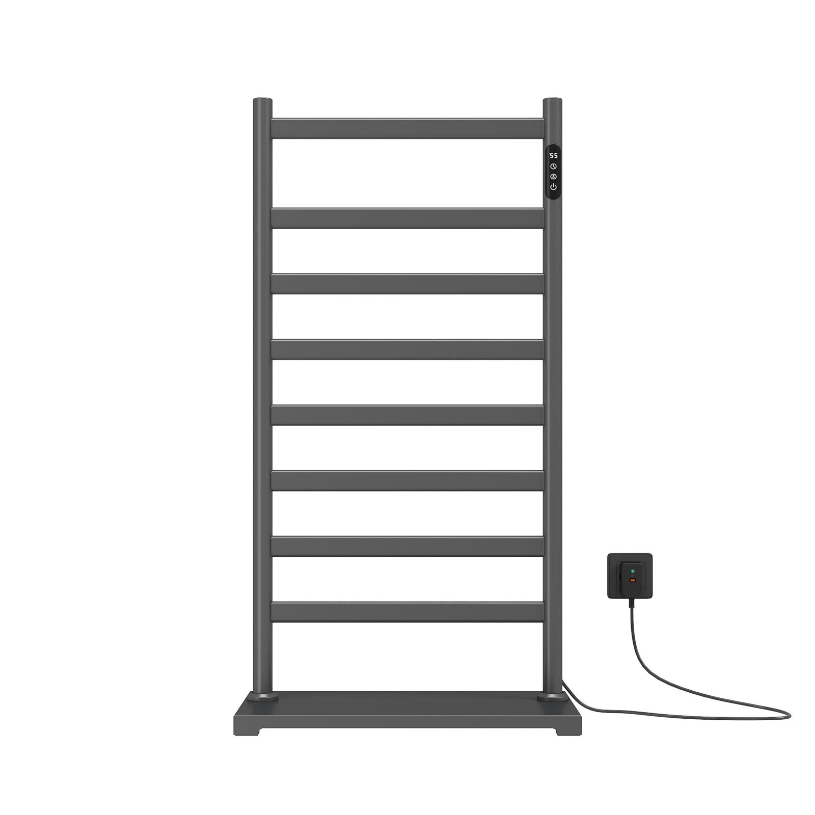EMKE ŽEBŘÍK NA RUČNÍKY elektrický přenosný antracit 285 W 53/100/26 cm