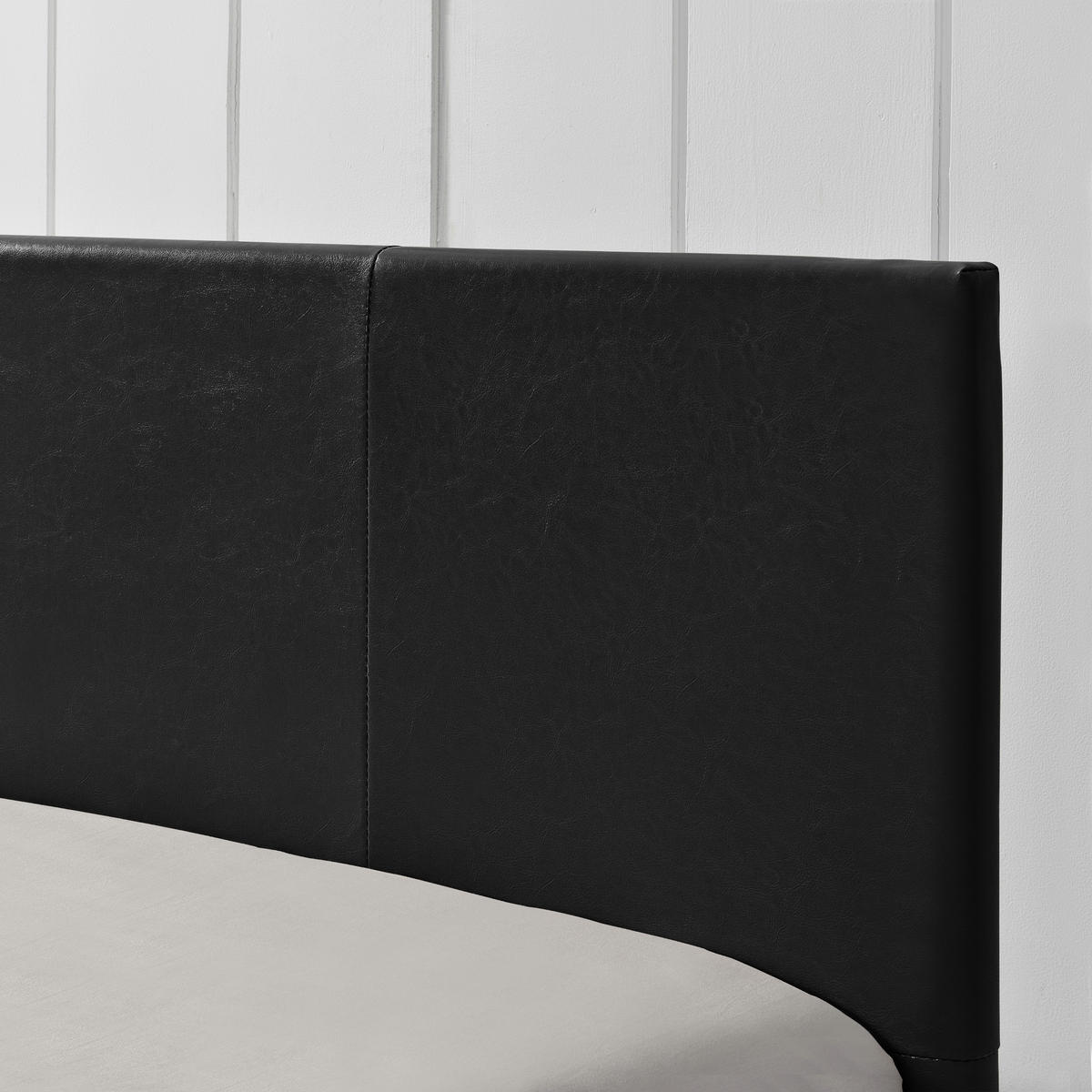 POLSTERBETT Albacete - Schwarz, Textil (180/200cm) - Corium