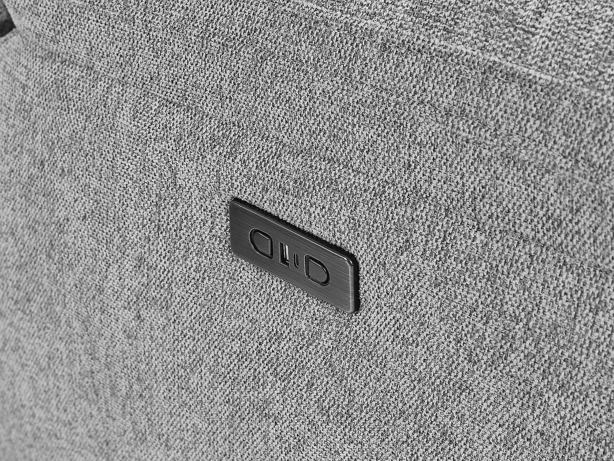 RELAXSESSEL - 1 Person - stoff - grau Keluno - Grau, Textil (110/104/98cm) - Vente-Unique