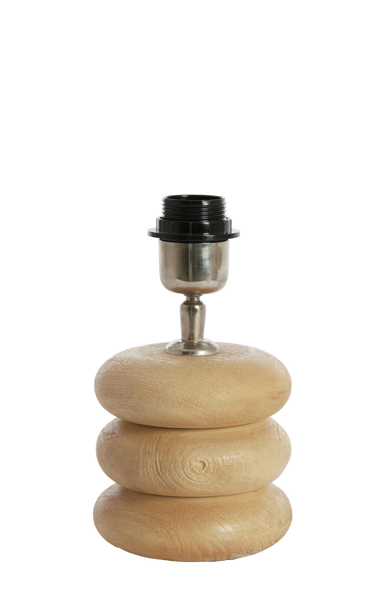 LAMPENFUSS Budongo Braun Ø12/12 cm - Braun, Holz (12/12/12cm) - Light & Living