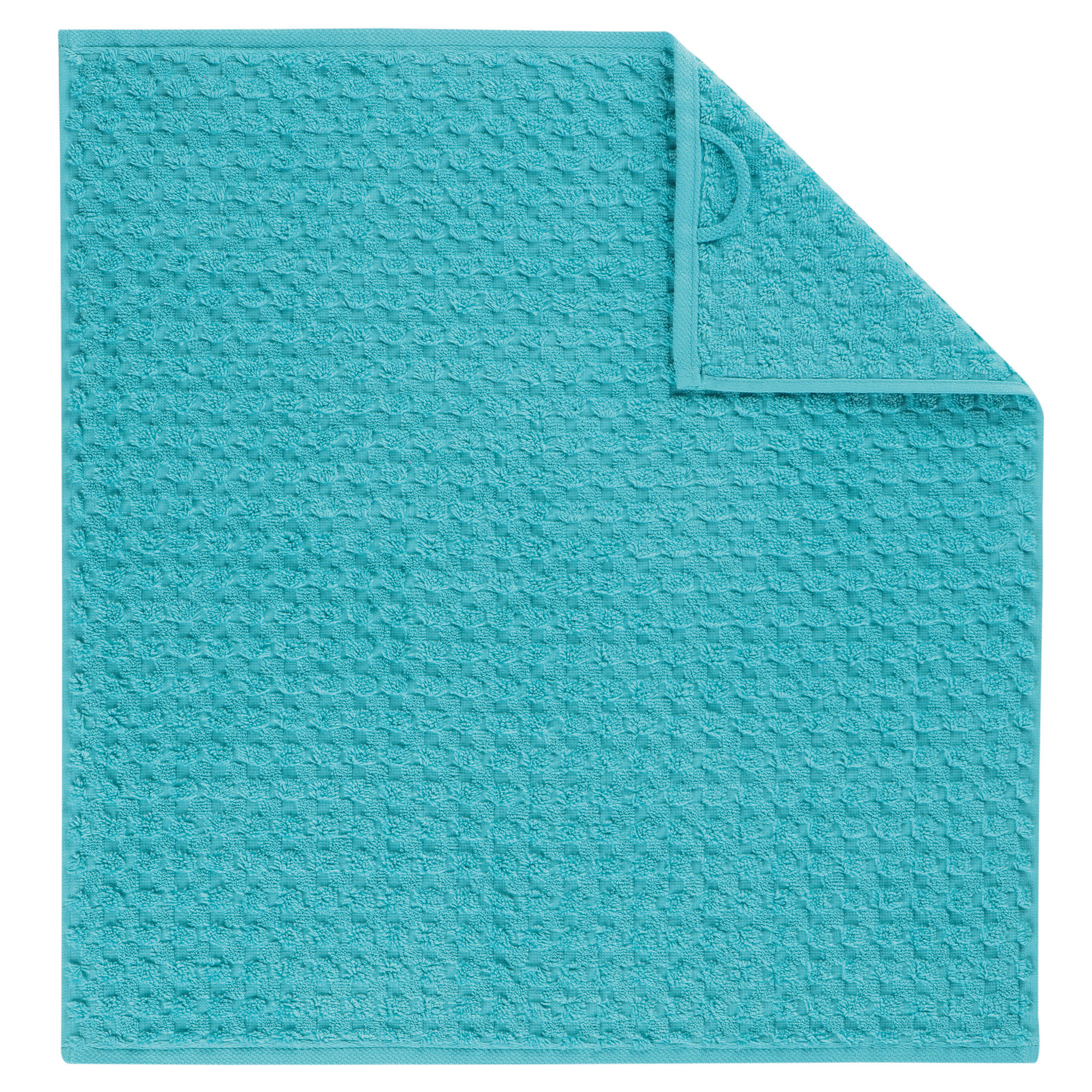 KÜCHENHANDTUCH CUISINE PRO UNI 520 TÜRKIS - 430 - Blau, Textil (50/50cm) - Cawoe