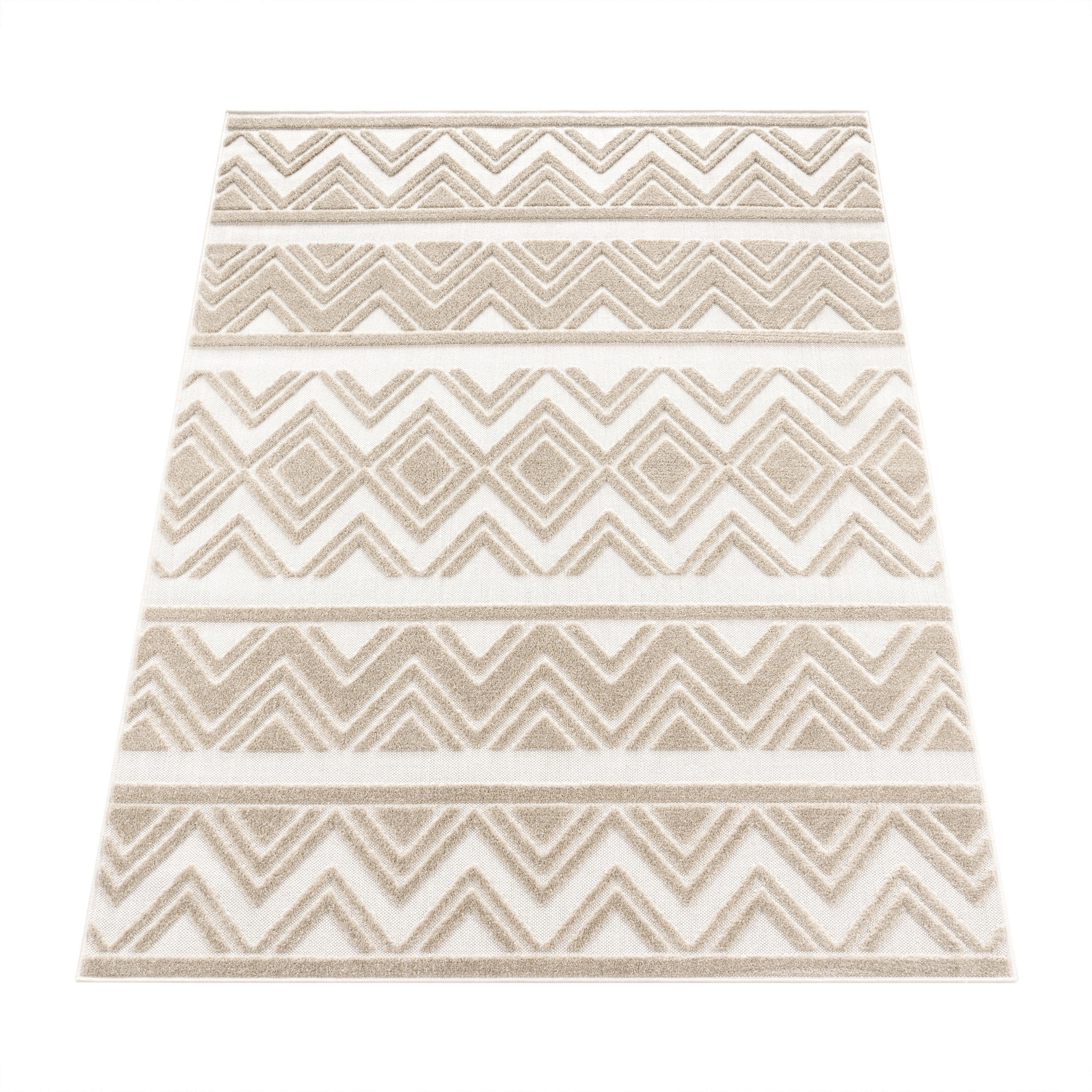 OUTDOORTEPPICH 60/100 cm Stilo 869 - Beige, Textil (60/100cm) - Paco Home