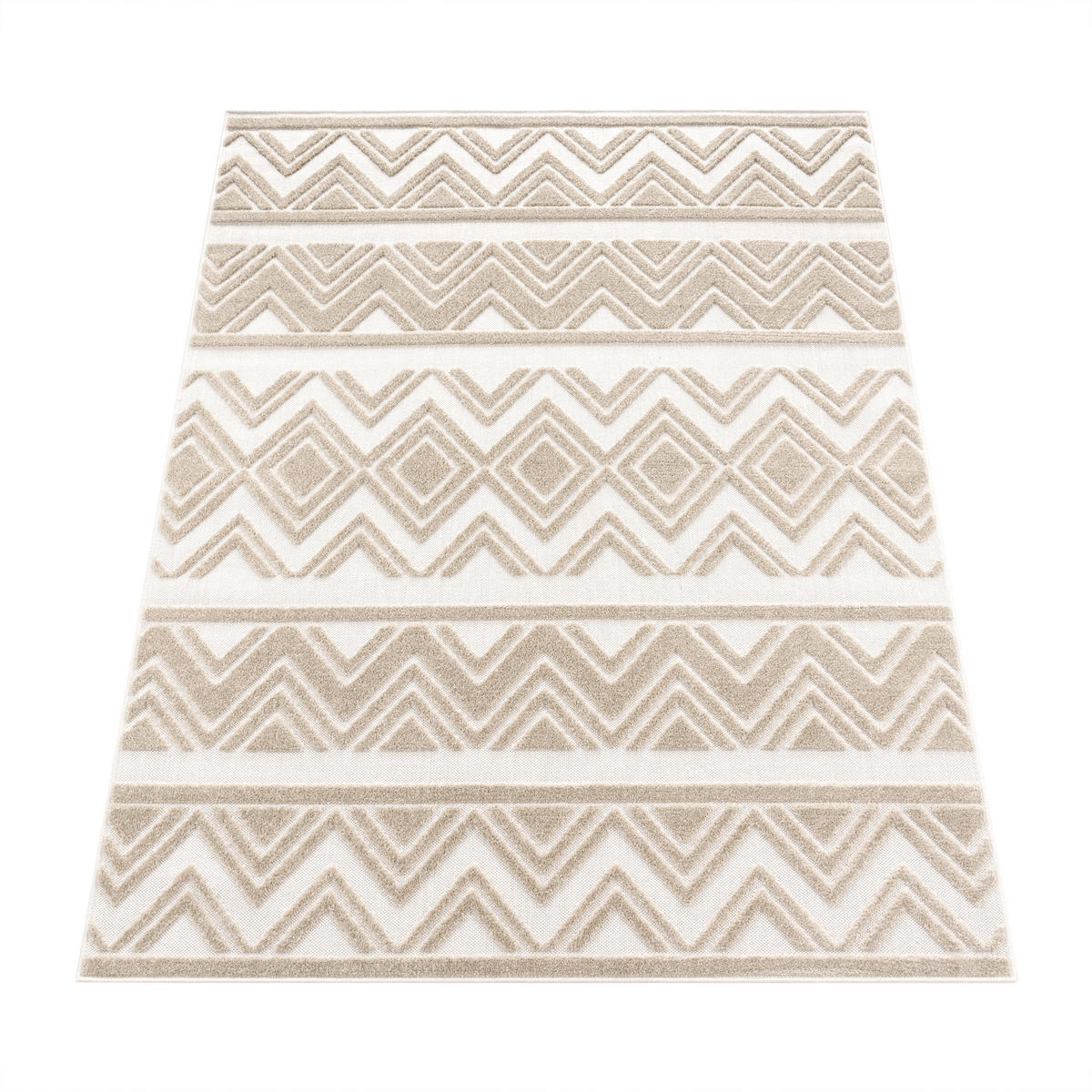 OUTDOORTEPPICH 60/100 cm Stilo 869 - Beige, Textil (60/100cm) - Paco Home