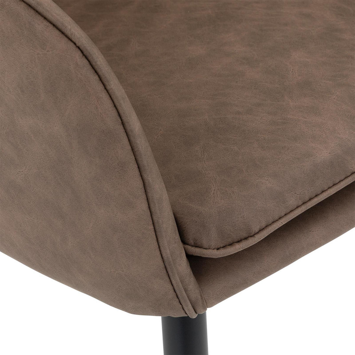 ESSZIMMERSTÜHLE ETTA 2er-Set braun - Braun, Textil (57/85/58cm) - IDIMEX