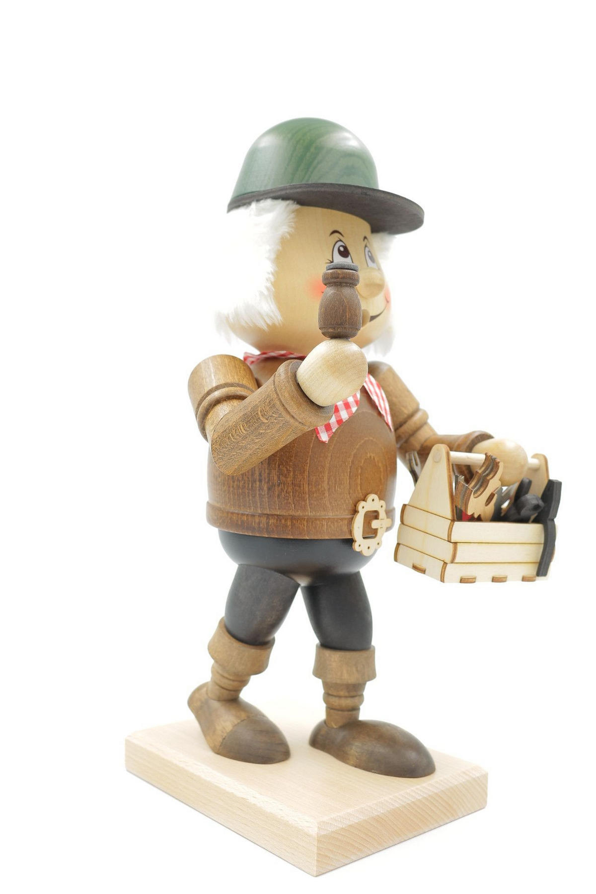 RAUCHFIGUR Wichtel Handwerker 32 cm - Multicolor, Holz (15/31/0.1cm)