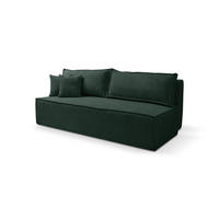 SCHLAFSOFA mit Schlaffunktion Timo, Grün Cordstoff - Grün, Textil (200/80/93cm) - VENASI MÖBEL
