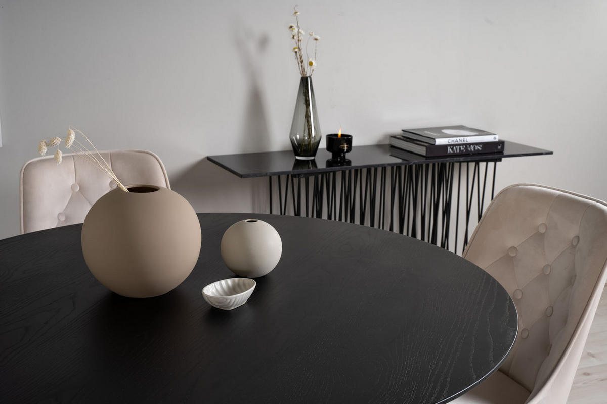 TISCHGRUPPE Beige - Beige, Holzwerkstoff (115/75/115cm) - ebuy24