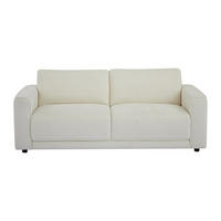 SOFA - 3 Personen - stoff - gebrochenes weiß Netuso - Weiß, Textil (200/82/89cm) - Vente-Unique