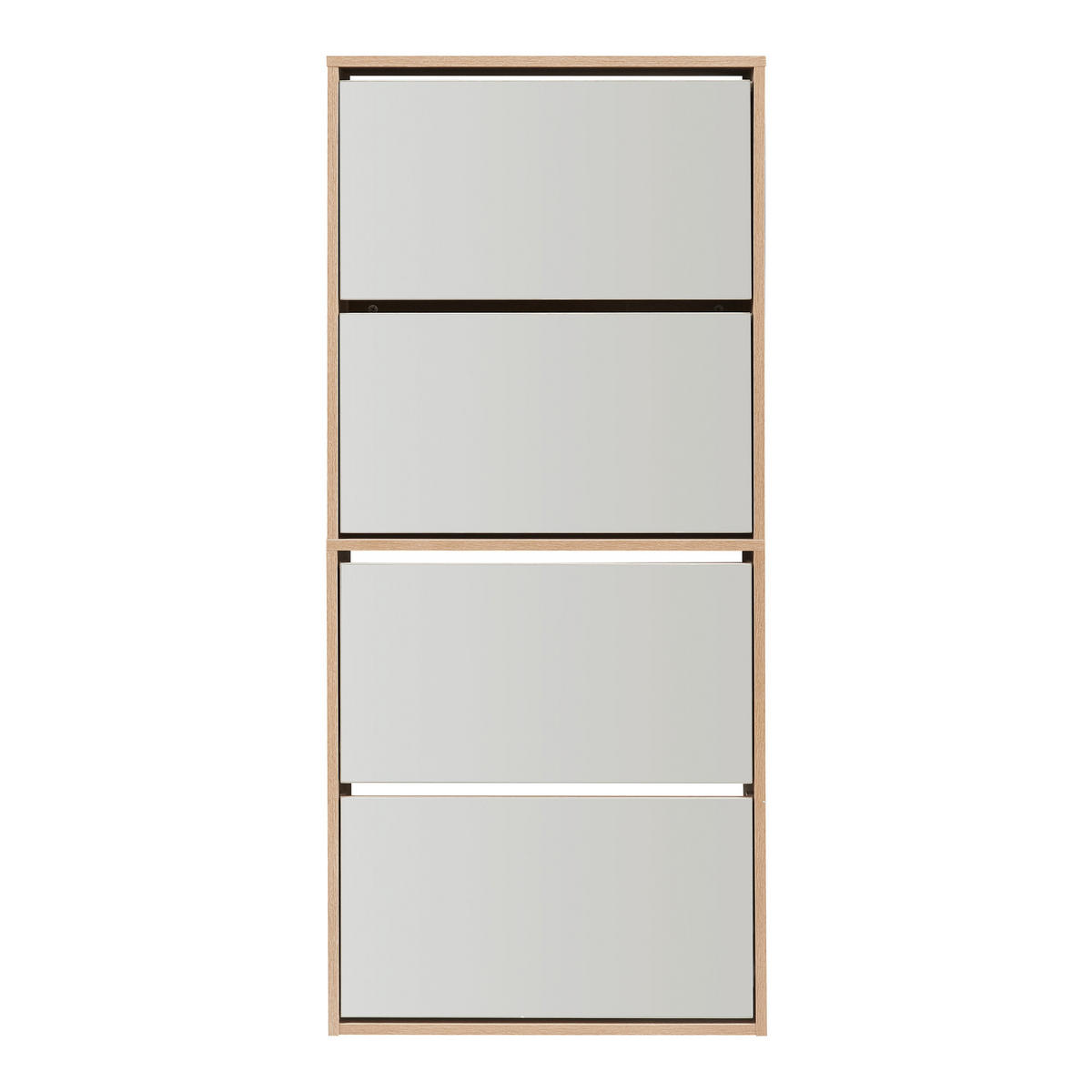SCHUHKIPPER Lund - Sonoma Eiche, Holzwerkstoff (24/134/60cm) - [en.casa]