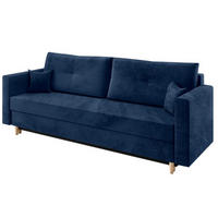 SOFA Blau ALKO Ausziehbar - Blau, Textil (217/92/85cm) - Sepro Meble