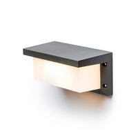 AUSSENLEUCHTE HIDE RC Anthrazitgrau 15 W IP54 - Grau, Metall (26/125/125cm) - Rendl