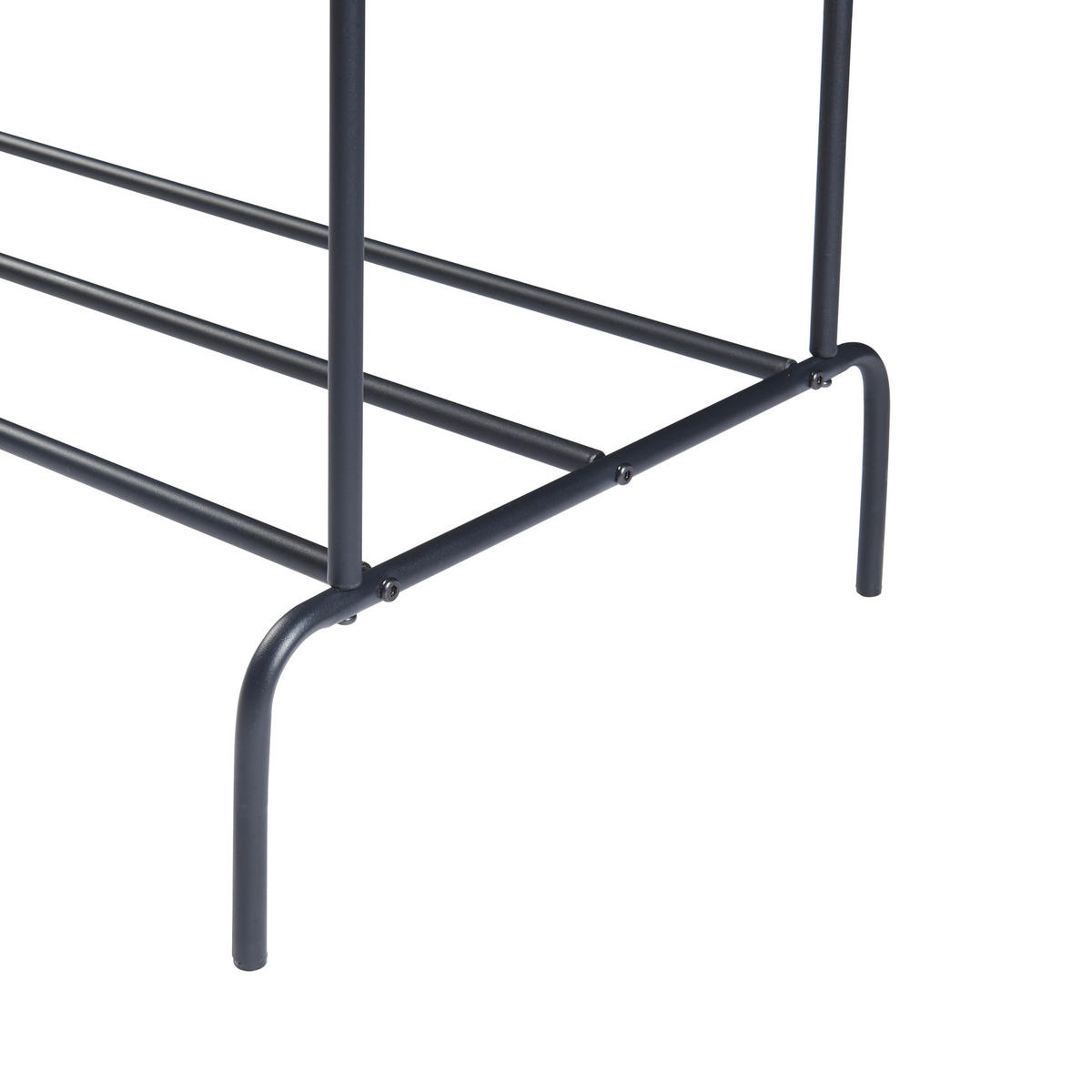 KLEIDERSTÄNDER Bramming - Schwarz, Metall (116/147/54cm) - [en.casa]