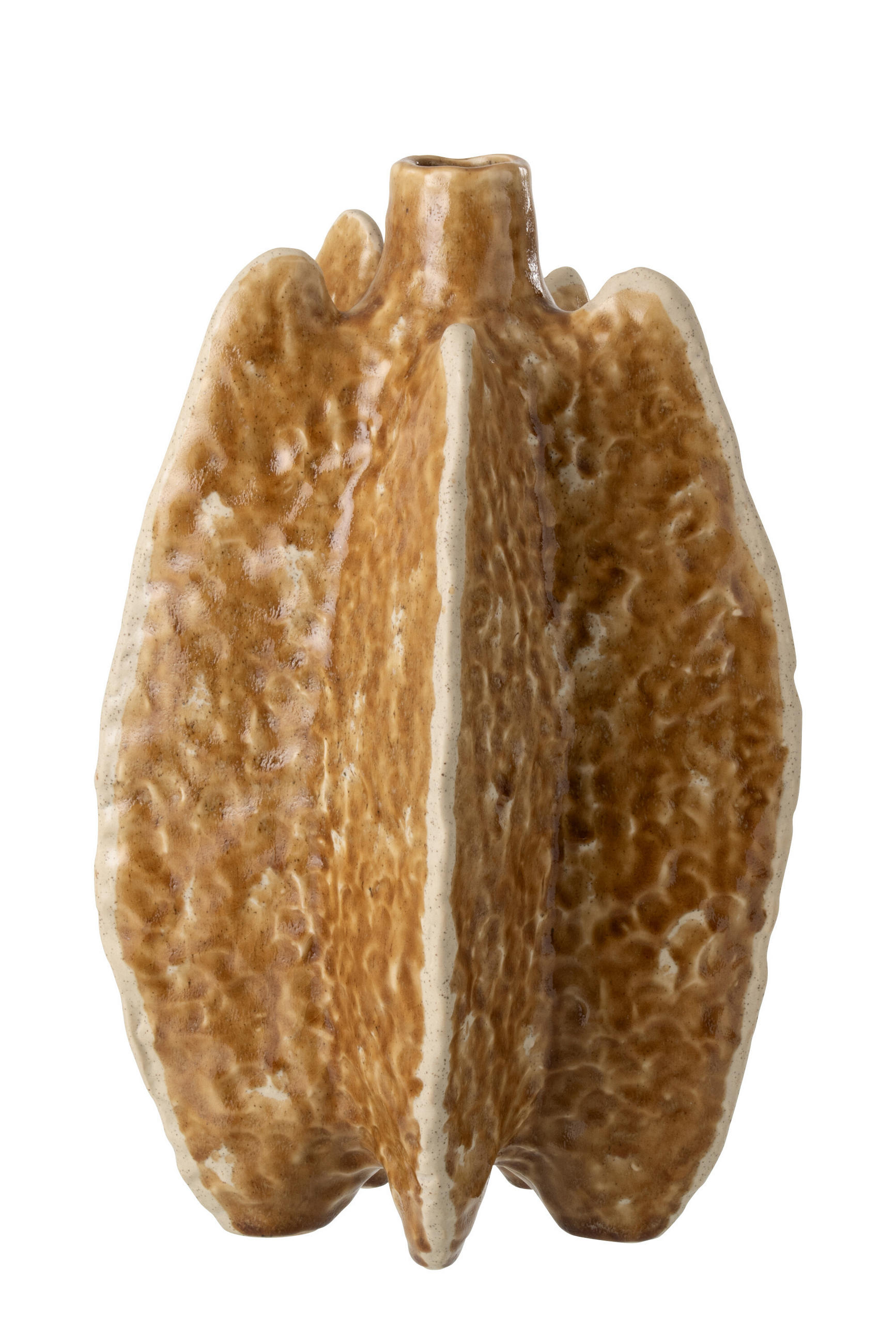 VASE UBI Gelb - Gelb, Keramik (40cm) - J-Line