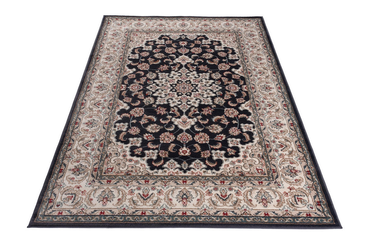 TEPPICH COLORADO Schwarz 140/200 cm - Schwarz, Kunststoff (140/200cm)