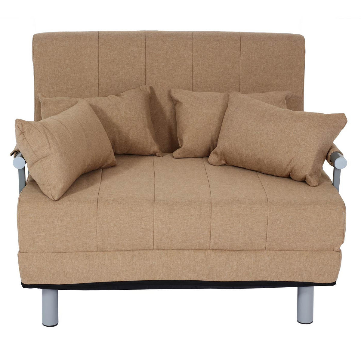 SCHLAFSESSEL Cremeweiß - Weiß, Textil (105/80/186cm) - MCW