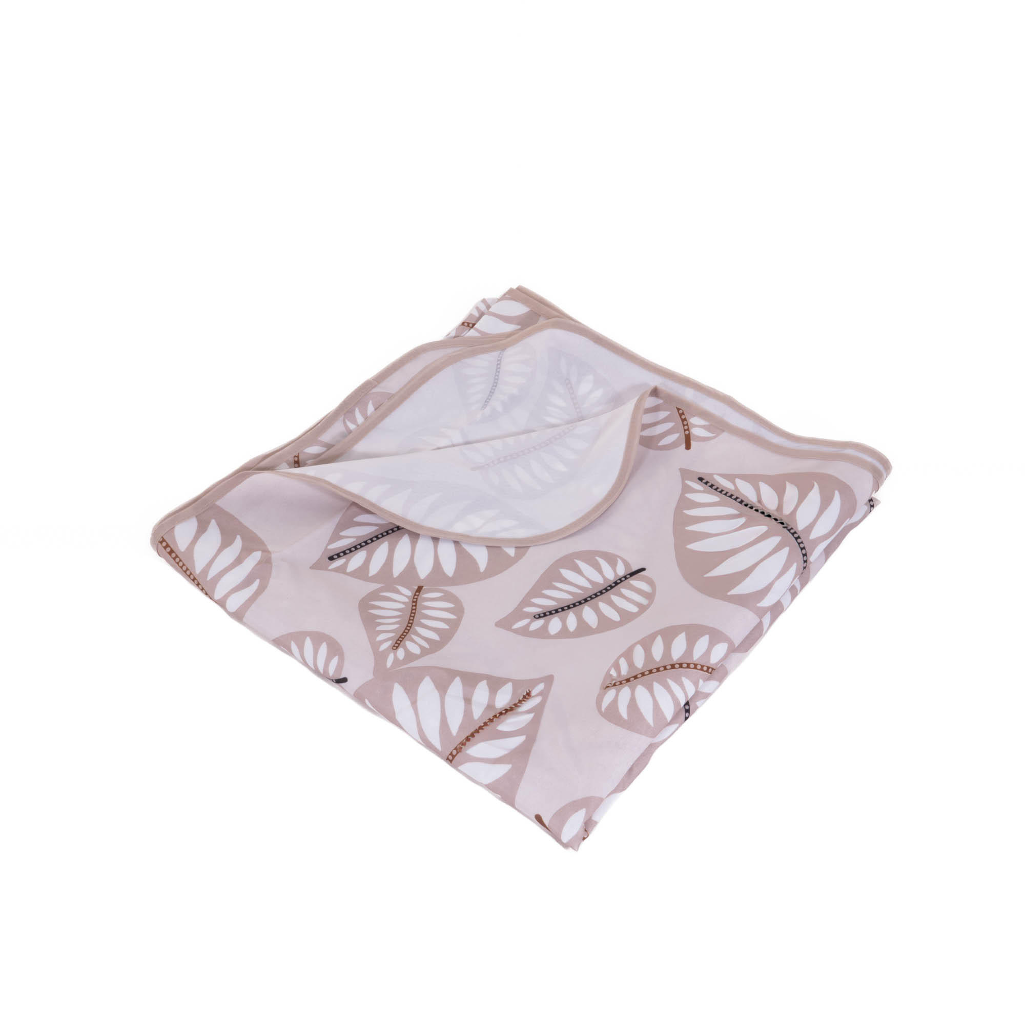 TISCHDECKE Alma 150/150 cm - Beige, Textil (150/150cm) - Douceur d´intérieur