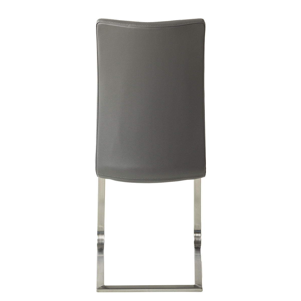 FREISCHWINGER - Edelstahlfarben/Grau, Kunststoff/Metall (43/103/52cm) - home24