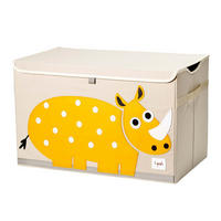 AUFBEWAHRUNGSKISTE Nashorn 38x61x37cm - Naturfarben, Textil (61/37cm) - 3Sprouts