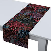 TISCHLÄUFER Intenso Premium, schwarz und blau, 40x130 cm - Schwarz, Textil (40/130cm) - Dekoria