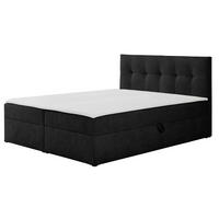 BOXBETT Toronto 140x200 Bonell-Matratze H3 und Topper - Silberfarben/Schwarz, Holz/Holzwerkstoff (140/200cm) - Ravio