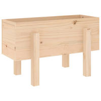 PFLANZKÜBEL 62x30x38 cm Massivholz Kiefer - Naturfarben, Holz (62/38/30cm)