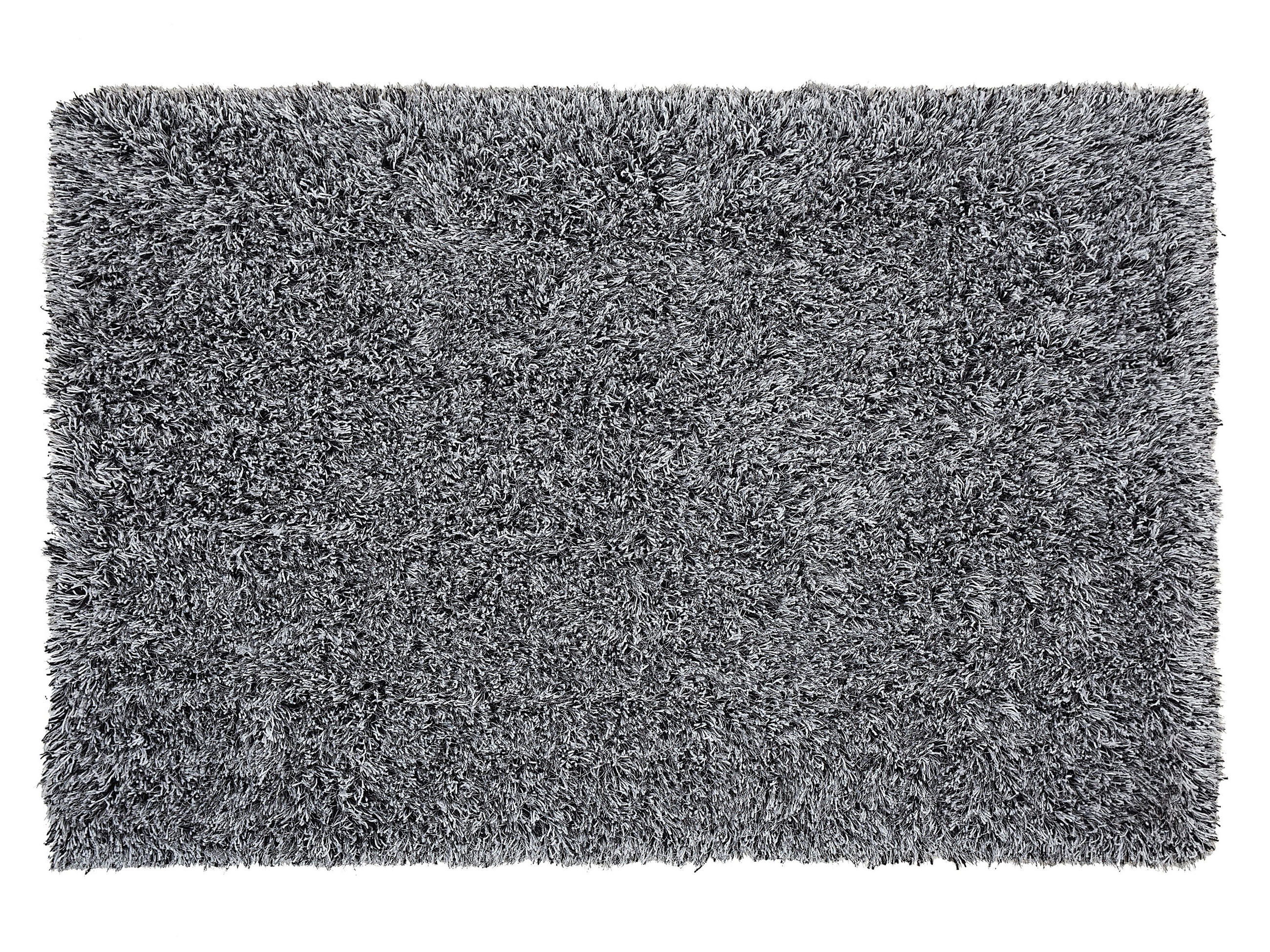 SHAGGY-TEPPICH Cide 200/140 cm - Schwarz, Kunststoff (140/200cm) - Beliani