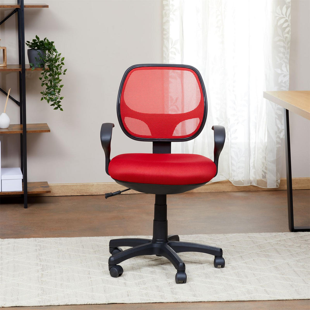 KINDERDREHSTUHL COOL - Rot, Textil (58/97/58cm) - IDIMEX