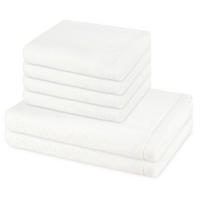 FROTTIERSET Bliss 6-teilig - Weiß, Textil (50/100cm) - MÖVE