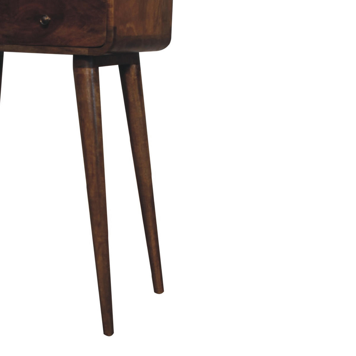 KONSOLENTISCH Grau gewaschenes Finish, 2 Schubladen, 1 offenes Regal, Braun - Graubraun/Braun, Holz (60/30/90cm) - Artisan Furniture