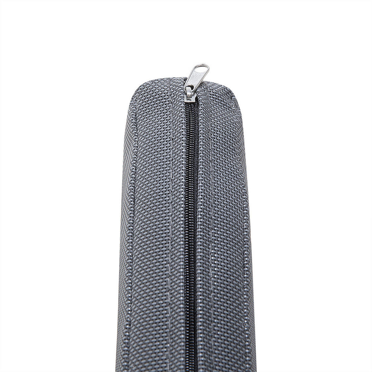 GARTENSTUHL 2er-Set Aluminium grau Bacoli - Grau, Textil (52/91/62cm) - Beliani