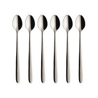 LONGDRINK LÖFFEL Daily Line silber 20 cm 6er Set - Silberfarben, Metall - Villeroy & Boch