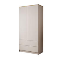 KLEIDERSCHRANK AURORA KASCHMIR 2D2S mit Schubladen - Kaschmir, Holzwerkstoff (100/210/57cm) - Lookway