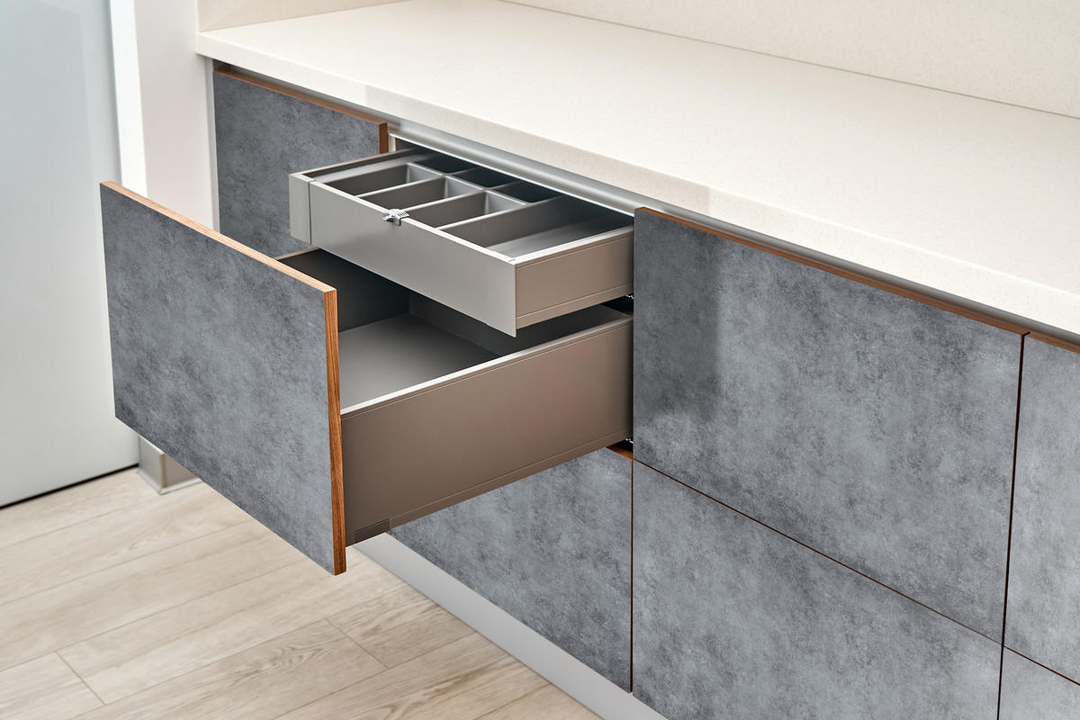 MÖBLAUFKLEBER 100x50 cm grau - Hellgrau, Kunststoff (100/50/0.1cm) - Wallfluent